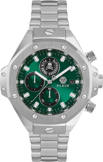 Philipp Plein PWLFA0425 Plein Chrono Royal horloge, Sieraden, Tassen en Uiterlijk, Overige merken, Staal, Verzenden, Polshorloge