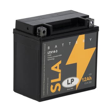 Landport (LP) SLA LTX14-3 motor accu 12 volt 12 ah (51205 -, Ophalen of Verzenden, Nieuw