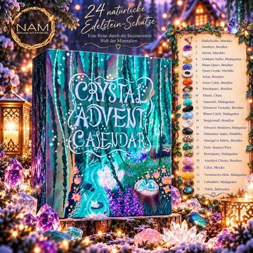 Edelsteen-adventskalender – 24 fonkelende natuurlijke