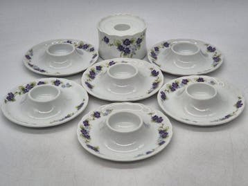 Eschenbach Bavaria – Eierbecher und Kerzenhalter Set –, Antiek en Kunst