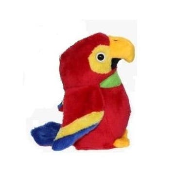 Rode ara knuffel - pluche - 15 cm - papegaai, Verzenden, Nieuw