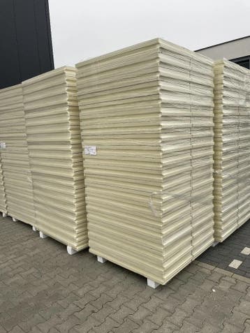 B-keus PIR 2-zijdig aluminium Tand & Groef 1200x600x110mm, Nieuw, Minder dan 4 cm, Minder dan 5 m², Dakisolatie