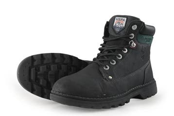 Polo Ralph Lauren Veterboots in maat 43 Zwart, Verzenden, Zwart, Boots, Polo Ralph Lauren