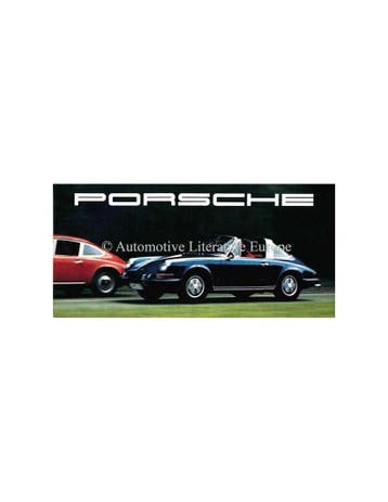 1969 PORSCHE TARGA & COUPÉ BROCHURE DUITS, Nieuw, Porsche, Author