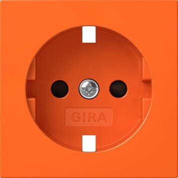 Gira Schuko stopcontact SH Systeem 55 Oranje - 4984109, Verzenden, Nieuw, Overige typen