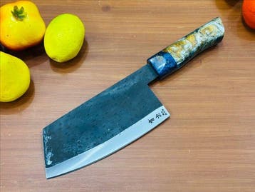Keukenmes - Cleaver - Handgemaakt D2-staal Japans-stijl Max