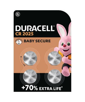 Set van 4 Duracell CR2025 batterijen (knoopcellen, 3V), Ophalen of Verzenden, Nieuw