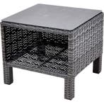 Bijzettafel Soho Forte open 50x50 cm - antraciet, Ophalen of Verzenden, Nieuw, Zwart