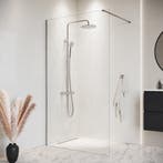 Douchewand Florida 140 x 200 cm Chroom – Inloopdouche 8 mm, Verzenden, Nieuw, Douche