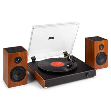 Retourdeal - Audizio RP337W Vintage platenspeler met draadlo, Verzenden, Zo goed als nieuw