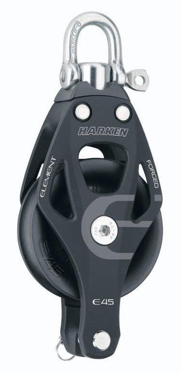 Harken 45mm Element enkelschijfs blok met hondsvot, Ophalen of Verzenden, Nieuw