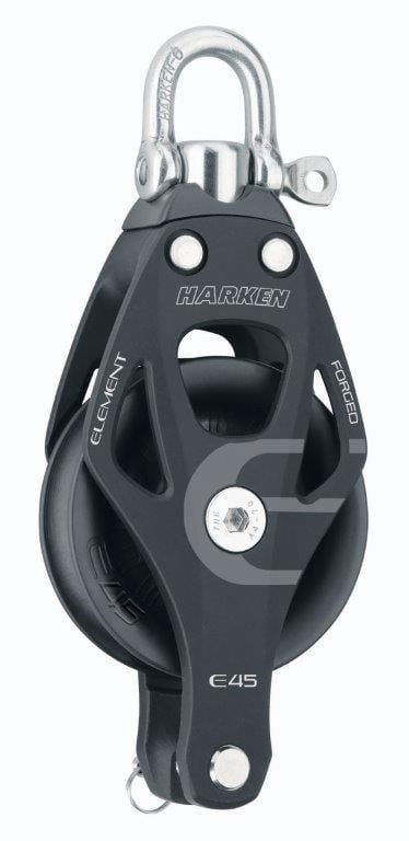 Harken 45mm Element enkelschijfs blok met hondsvot, Watersport en Boten, Accessoires en Onderhoud, Ophalen of Verzenden