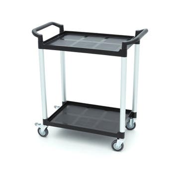 Serveerwagen - 2 Werkbladen - 86,5 x 42,5 cm, Verzenden, Nieuw in verpakking, Transport en Opslag