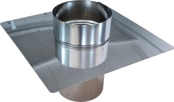 Afdekplaat  RVS 150 mm 35x35 cm, Ophalen, Nieuw