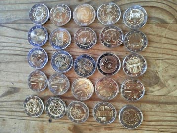 Europa. 2 Euro 2012/2026 (25 coins) (Zonder minimumprijs)