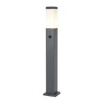 Buitenlamp donkergrijs met opaal glas 80cm IP44 met, Verzenden, Nieuw
