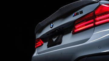 BMW F90 M5 Vorsteiner carbon kofferbak spoiler lip, Auto diversen, Verzenden