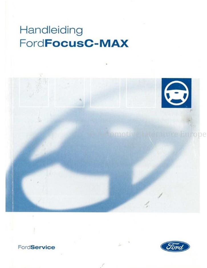 2004 FORD FOCUS C-MAX INSTRUCTIEBOEKJE NEDERLANDS, Auto diversen, Handleidingen en Instructieboekjes