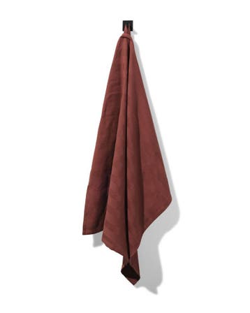 HEMA Theedoek 65x65cm katoen bruin, Verzenden