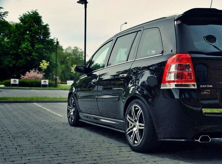 Side Skirts Diffusers OPEL ZAFIRA B OPC, Auto-onderdelen, Carrosserie en Plaatwerk, Nieuw, Verzenden