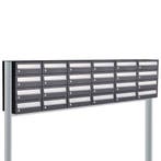 Brievenbusunit Hive set vrijstaand 6-breed, 4-hoog - zwart, Tuin en Terras, Verzenden, Nieuw