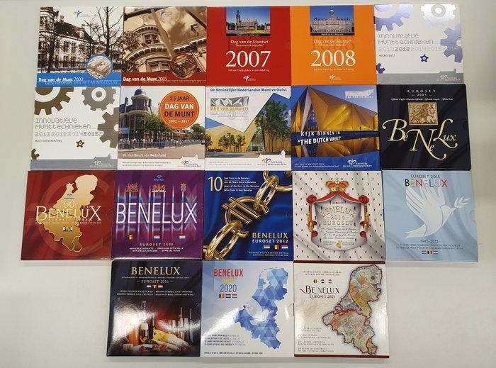 Nederland, Benelux. Year Set (BU) / Benelux set 2003/2021, Postzegels en Munten, Munten | Europa | Niet-Euromunten