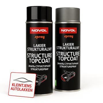 Structuurlak Spuitbus Zwart / Antraciet – NOVOL, Ophalen of Verzenden
