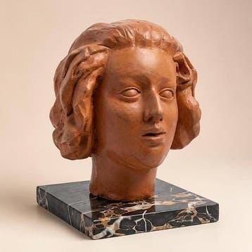 Scuola di Francesco Messina (1900–1995) - Buste, La Musa, Antiek en Kunst