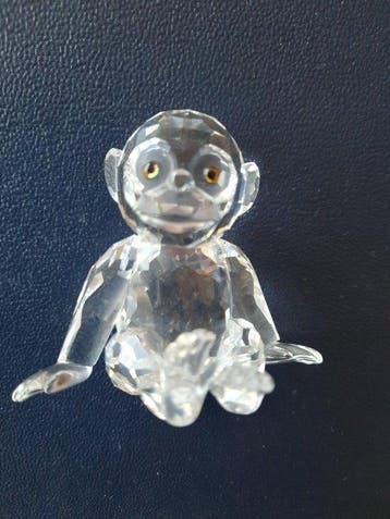 Swarovski - Beeldje - Chimpanzee - 221625 - Kristal