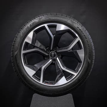 Audi SQ8 Etron 21 inch Velgen Zomerbanden 285/40/21, Gebruikt, 285 mm, Banden en Velgen, Personenwagen