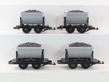 LGB G - 41430 - Modeltrein goederenwagon (4) - 4x 2-assige, Nieuw