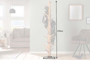 Massieve kapstok TREE NATURE 170cm kledingrek van natuurlijk, Ophalen of Verzenden, Nieuw