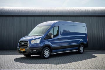 Ford Transit 2.0 EcoBlue L3H2 | 130 PK | 3-Zits | Carplay |, Stof, Gebruikt, Wit, Ford