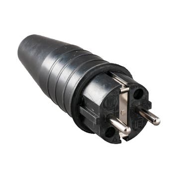 Heavy Duty Industriële Rubber Stroomstekker 16A 250V -, Verzenden, Nieuw, Overige typen