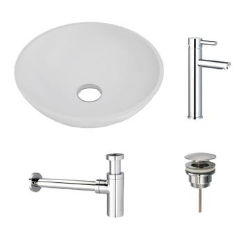 Sani Royal Solid Surface Waskomset Aquino rond, Nieuw