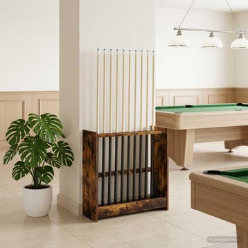 vidaXL Biljartkeu standaard Bewerkt hout 60 x 20 x 57 cm, Sport en Fitness, Biljarten en Poolen, Verzenden, Nieuw