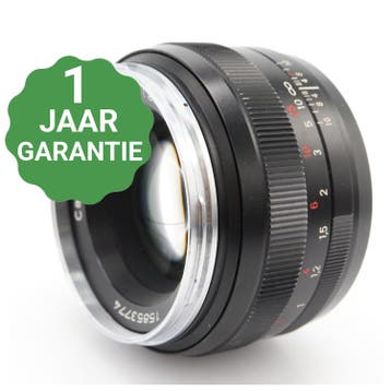 Zeiss 50mm F/1.4 Planar T* Canon, Verzenden, Gebruikt
