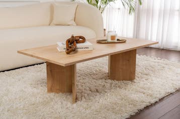 Asir 909NRD1115 Salontafel NIEUW van €73 voor €63, 100 tot 150 cm, Eikenhout, Nieuw, 50 tot 100 cm
