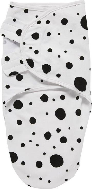 Meyco Baby Dots swaddlemeyco inbakerdoek - black - 0-3, Verzenden, Nieuw