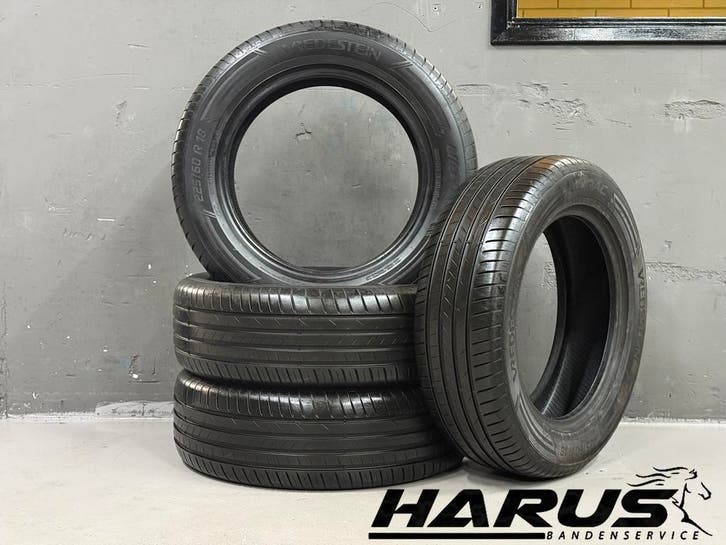 225/60/18 104W Vredestein zomerbanden nieuw/demo 4 stuks, Auto-onderdelen, Banden en Velgen, 18 inch, Erkend duurzaam, Zomerbanden