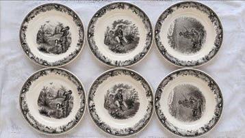 Villeroy & Boch - 6 Assiettes Creuses - Tafelservies voor 6