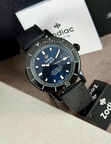 Zodiac - Super Sea Wolf Ceramic Compression Diver Automatic, Nieuw