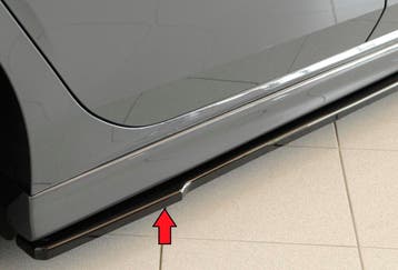 Side skirt aanzetstuk | geschikt voor Volkswagen Golf 7 2012, Verzenden, Nieuw