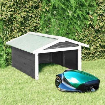 vidaXL Overkapping voor grasmaaier 72x87x50 cm vurenhout, Verzenden, Nieuw