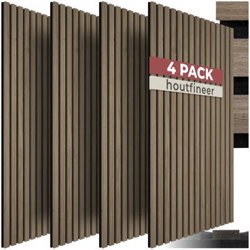 Akoestische panelen Sonic Wall II houtlook - donker eiken, Verzenden, Nieuw