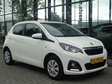 Peugeot 108 1.0 E-vti AUTOMAAT Airco Bluetooth Zuinig Mooi!, Dealer onderhouden, Stof, Met garantie (alle), Origineel Nederlands