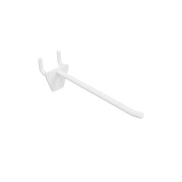 Perfowand Blisterhaak - 10 cm - Enkel - Wit - Kunststof....