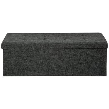 Opvouwbare hocker van polyester met opbergruimte 110x38x38cm, Verzenden, Nieuw