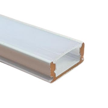 LED Profiel | Opbouw | 1 Meter | Wit | Voor LED strips tot, Ophalen of Verzenden, Nieuw