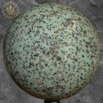 Large Kiwi Lotus Jasper Quality sphere Kristal - Hoogte: